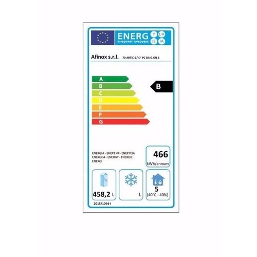 Afinox Réfrigérateur | ARTIC 700  | 700 Litres | 733x839x(H)2090 mm