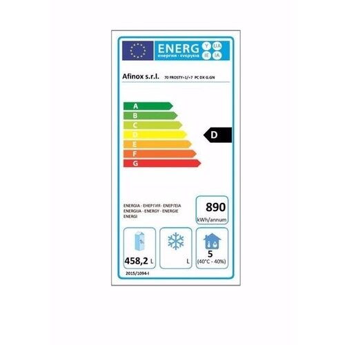 Afinox Réfrigérateur | En INOX | 700 litres | 733x839x(H)2090mm