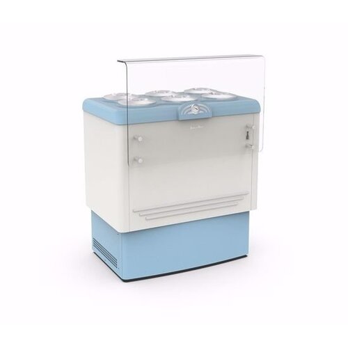 Framec Vitrine à Glace | Conteneurs ronds | 6 Bacs| 965x665x(H)1030mm Framec Vitrine à Glace | Conteneurs ronds | 6 Bacs| 965x665x(H)1030mm