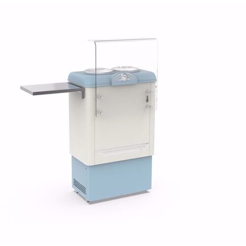 Framec Vitrine à Glace | Conteneurs ronds | 2 Bacs| 654x427x(H)1030mm Framec Vitrine à Glace | Conteneurs ronds | 2 Bacs| 654x427x(H)1030mm