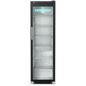 Liebherr Vitrine Réfrigérée | Acier Noir | Porte en verre | 449 litres | FKDv 4523 | 600x696x (H) 2027mm Liebherr Vitrine Réfrigérée | Acier Noir | Porte en verre | 449 litres | FKDv 4523 | 600x696x (H) 2027mm