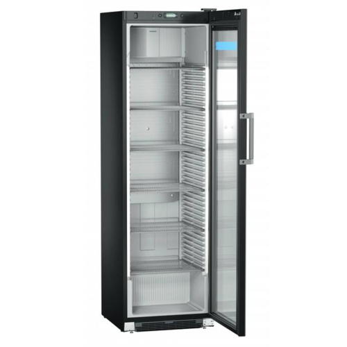 Liebherr Vitrine Réfrigérée |  Acier Noir | Porte en verre  | 449 litres | FKDv 4523 | 600x696x (H) 2027mm