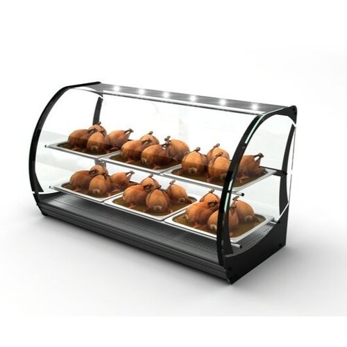 SAYL Vitrine Chauffante | Convient pour 6x GN 2/3 20mm | 1800Watt | 1100x510x635mm SAYL Vitrine Chauffante | Convient pour 6x GN 2/3 20mm | 1800Watt | 1100x510x635mm