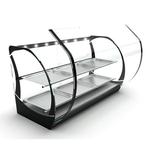 SAYL Vitrine Chauffante | Convient pour 6x GN 2/3 20mm | 1800Watt | 1100x510x635mm SAYL Vitrine Chauffante | Convient pour 6x GN 2/3 20mm | 1800Watt | 1100x510x635mm