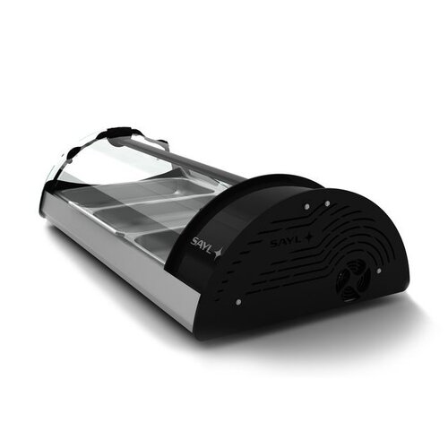 SAYL Vitrine Réfrigérée Maxiself | Eclairage LED | Convient pour 2x GN 1/1 65mm | Libre Service | 880x650x320mm