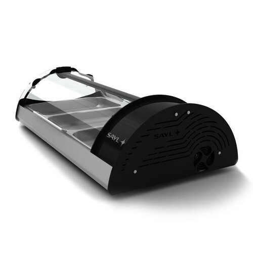 SAYL Vitrine Réfrigérée Maxiself | Eclairage LED | Convient pour 3x GN 1/1 65mm | Libre Service | 1210x650x320mm