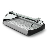 Vitrine Chauffante Maxiself | Eclairage LED | Convient pour Plateaux en Inox | Libre Service | 690x650x320mm
