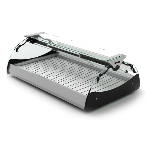 SAYL Vitrine Chauffante Maxiself | Eclairage LED | Convient pour Plateaux en Inox | Libre Service | 1020x650x320mm