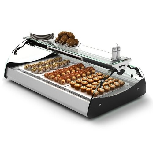 SAYL Vitrine Chauffante Maxiself | Eclairage LED | Convient pour Plateaux en Inox | Libre Service | 1020x650x320mm SAYL Vitrine Chauffante Maxiself | Eclairage LED | Convient pour Plateaux en Inox | Libre Service | 1020x650x320mm