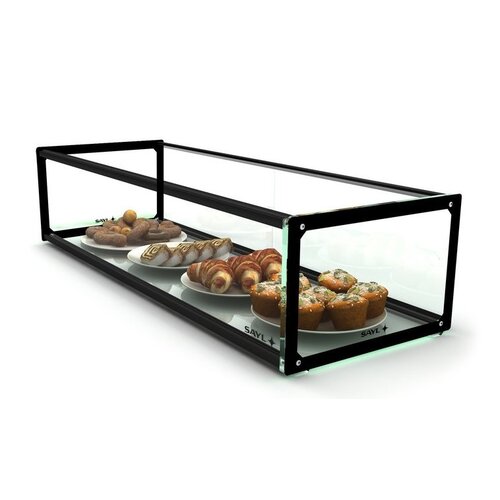 SAYL Vitrine Neutre | Verre Trempé | Disponible en 4 Tailles