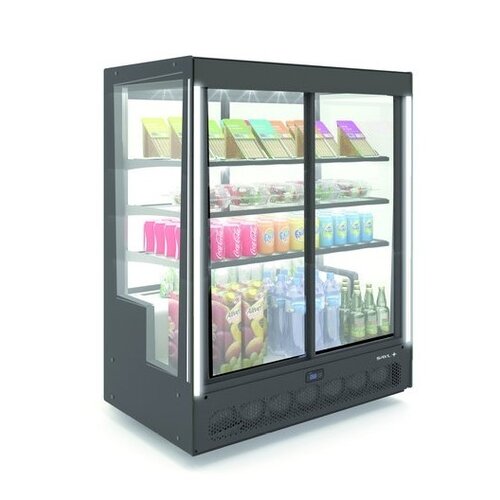 SAYL Vitrine Réfrigérée de Présentation | Ouverture Avant et Arrière | 1015x620x(H)1240mm