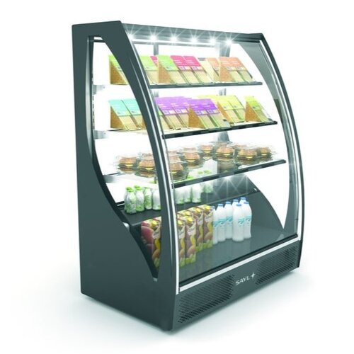 SAYL Vitrine Réfrigérée de Présentation Incurvée | Ouverture à l'Avant | 1015x620x(H)1240mm SAYL Vitrine Réfrigérée de Présentation Incurvée | Ouverture à l'Avant | 1015x620x(H)1240mm