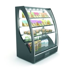 SAYL Vitrine Réfrigérée de Présentation Incurvée | Ouverture à l'Arrière | 1015x620x(H)1240mm SAYL Vitrine Réfrigérée de Présentation Incurvée | Ouverture à l'Arrière | 1015x620x(H)1240mm