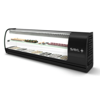 Vitrine à Tapas Réfrigérée Double | Convient pour GN 1/4 pour Bacs de Profondeur 40mm | Disponible en 2 Tailles