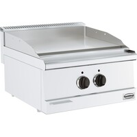 Plaque de Cuisson Électrique | Base 600 |Modèle De Table|Chromé lisse | 6 kW | 600x600x (H) 300mm