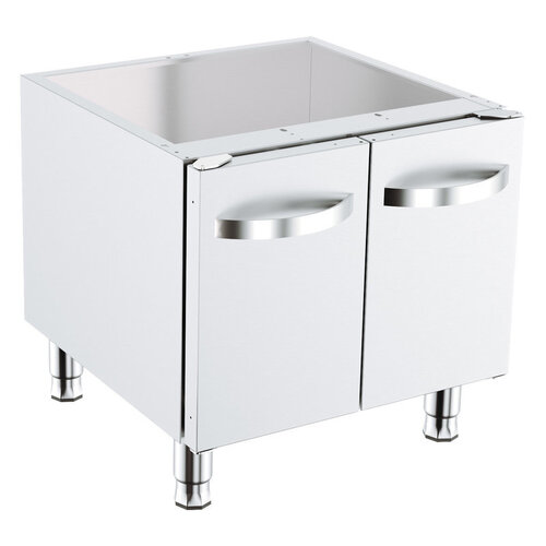 Combisteel Support/Chassis INOX |avec 2 Portes | 600x600x(H)600mm