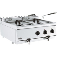 Friteuse Electrique | Modèle de Table | Base 700 | 2x10 Litres | 800x700x(H)300mm
