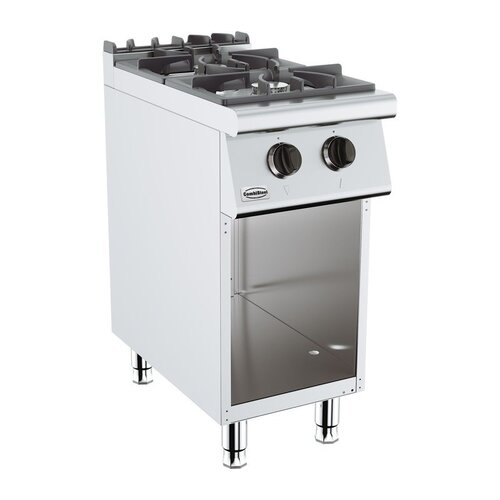 Combisteel Cuisinière à Gaz | Base 700 | 2x 6,5 kW | 400x700x(H)900mm Combisteel Cuisinière à Gaz | Base 700 | 2x 6,5 kW | 400x700x(H)900mm