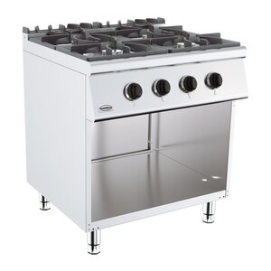 Combisteel Cuisinière à Gaz | Base 700 | 4x 6,5 kW | 800x700x(H)900mm Combisteel Cuisinière à Gaz | Base 700 | 4x 6,5 kW | 800x700x(H)900mm