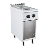 Cuisinière Electrique | Base 700 | 1x 2,25 & 1x 1,85 kW | 400x700x(H)900mm