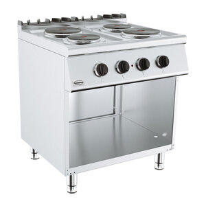 Combisteel Cuisinière Electrique | Base 700 | 2x 2,25 & 2x 1,85 kW | 800x700x(H)900mm Combisteel Cuisinière Electrique | Base 700 | 2x 2,25 & 2x 1,85 kW | 800x700x(H)900mm