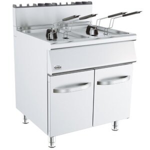 Combisteel Friteuse à Gaz | Base 700 | 2x 15 kW | 2x 15 Litres | 800x700x(H)900mm