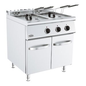 Combisteel Friteuse Electrique | Base 700 | 2x15 kW | 2x 18 Litres | 800x700x(H)900mm
