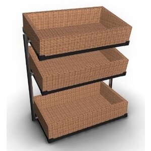 Combisteel Etagère pour Corbeilles à Pain| 3 Niveaux | 620x335x(H)760mm Combisteel Etagère pour Corbeilles à Pain| 3 Niveaux | 620x335x(H)760mm