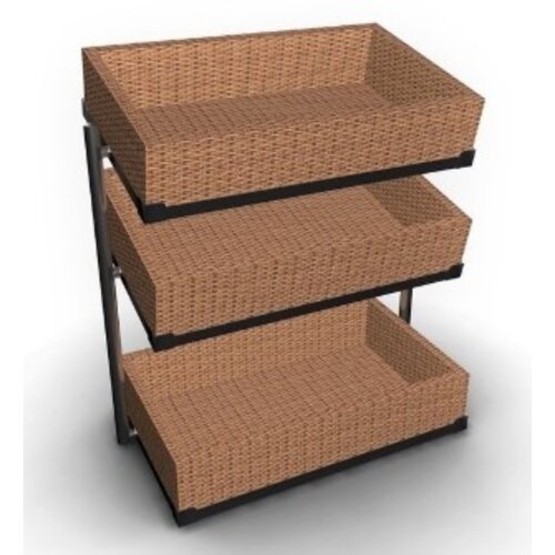 Combisteel Etagère pour Corbeilles à Pain| 3 Niveaux | 620x335x(H)760mm Combisteel Etagère pour Corbeilles à Pain| 3 Niveaux | 620x335x(H)760mm
