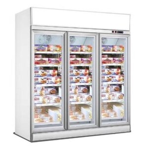 Combisteel Réfrigérateur | 3 Portes Vitrées | Modèle Blanc | 1530 Litres | 1880x710x(H)2092mm