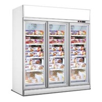Congélatgeur | 3 Portes Vitrées | Modèle Blanc | 1480 Litres | 1880x710x(H)2092mm