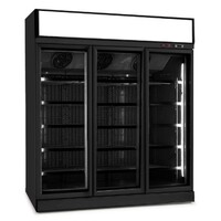 Congélatgeur | 3 Portes Vitrées | Modèle Noir | 1480 Litres | 1880x710x(H)2092mm
