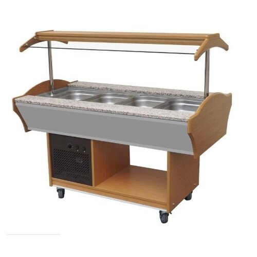 Combisteel Buffet Réfrigéré | GN 4/1 | 1550x900x(H)850/1350mm