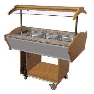 Combisteel Buffet Chaud | GN 3/1 | 1200x900x(H)850/1350mm Combisteel Buffet Chaud | GN 3/1 | 1200x900x(H)850/1350mm