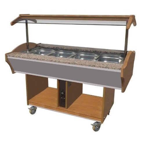 Combisteel Buffet Chaud | GN 4/1 | 1550x900x(H)850/1350mm