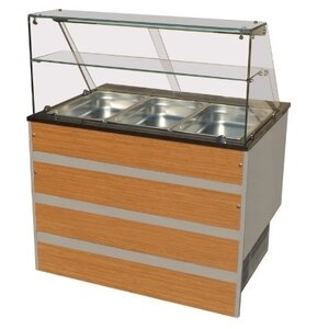 Combisteel Buffet Réfrigéré |Dessus en Verre | GN 3/1 | 1070x800x(H)850/1350mm