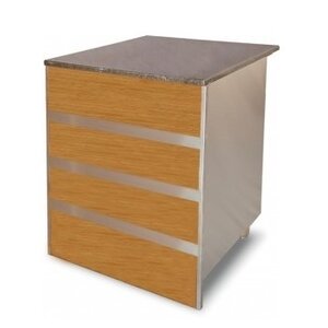 Combisteel Table pour Caisse | 800x800x(H)850mm