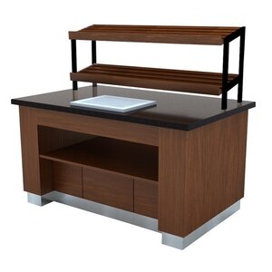 Combisteel Unité de Service à Pain | Wenge | 1600x1000x(H)900mm