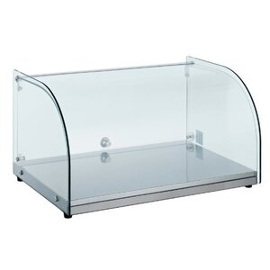 Combisteel Vitrine Neutrale |Verre Bombé | 25 Litres | 554x376x(H)305mm