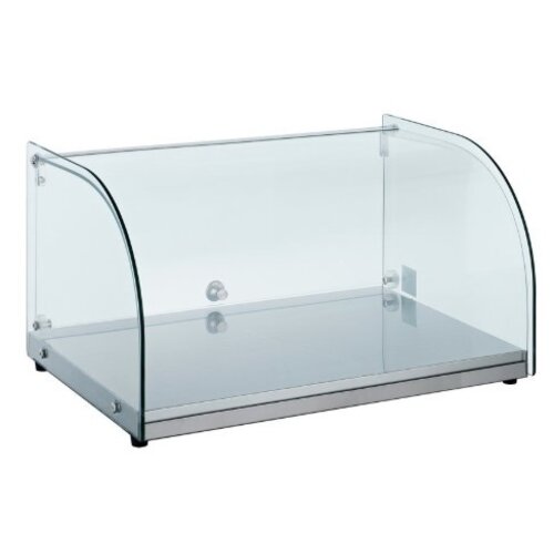 Combisteel Vitrine Neutrale |Verre Bombé | 25 Litres | 554x376x(H)305mm