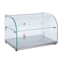 Vitrine Neutrale |Verre Bombé  | 45 Litres | 554x376x(H)370mm