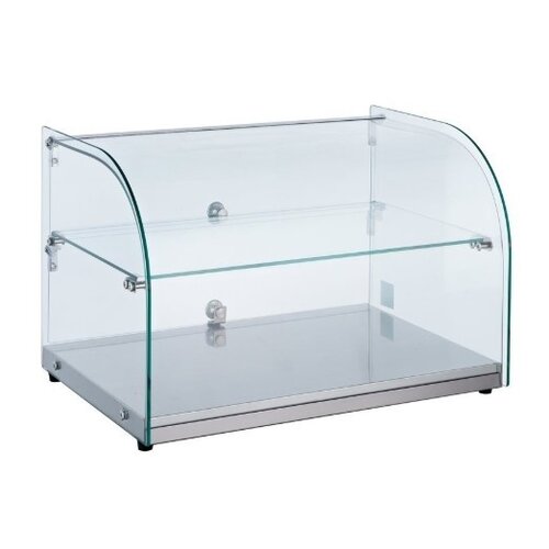 Combisteel Vitrine Neutrale |Verre Bombé  | 45 Litres | 554x376x(H)370mm