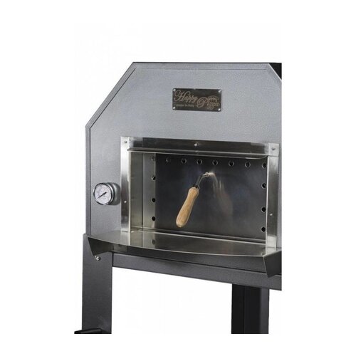 CHRselect Four à pizza en acier inoxydable "Diamante" | Charbon de bois / au feu de bois 3-4 pizzas | 500 ° C | 700 (1) x 1000 x (h) 2030 mm CHRselect Four à pizza en acier inoxydable "Diamante" | Charbon de bois / au feu de bois 3-4 pizzas | 500 ° C | 700 (1) x 1000 x (h) 2030 mm