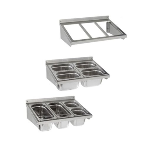 Sofinor Cadre pour Bacs Gastronorme - Inox - Montage mural - 1/1 GN - 560x370 mm