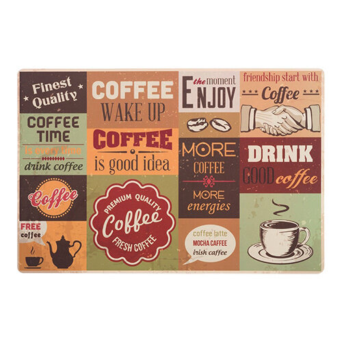 XXLselect Set de Table Coffee Art | 300x450mm | Disponible en 3 modèles XXLselect Set de Table Coffee Art | 300x450mm | Disponible en 3 modèles