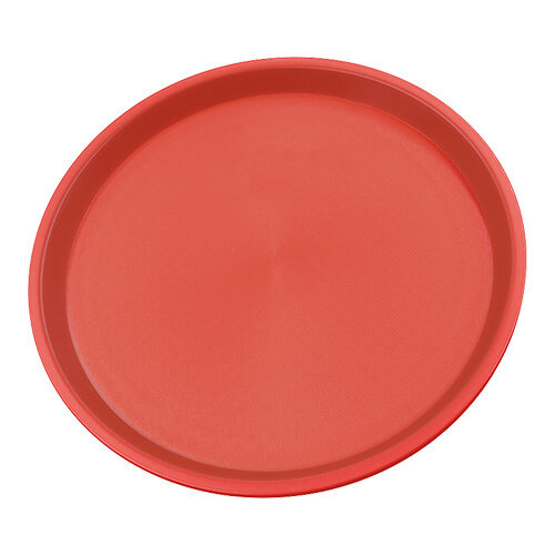 CaterChef Plateau| Rouge | Couche anti-dérapante | Ø30cm | Disponible en 3 dimensions