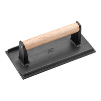 Presse à Steak | Fonte| Bois Poignée | 1,1 kg | 210x110x(H)65mm