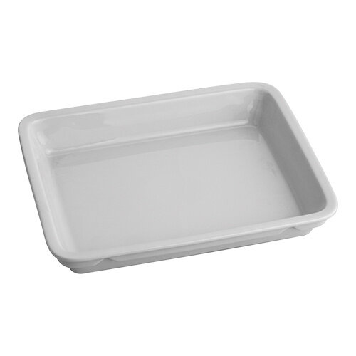 Thermo Future Box Assiette | Porcelaine | Rectangulaire | 1 Contenant | Convient à la Dinnerbox | 175x230x(H)350mm