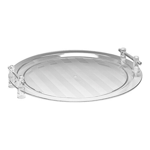 XXLselect Plateau de Service Rond | Polycarbonate |avec Poignées | Transparent | Ø500mm XXLselect Plateau de Service Rond | Polycarbonate |avec Poignées | Transparent | Ø500mm