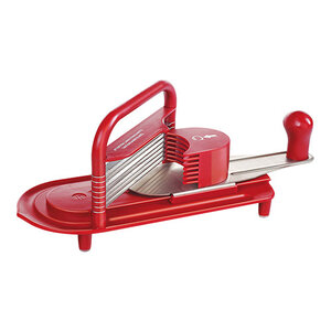 Louis Tellier Coupe-tomates | Rouge | Pour Tranches de 5,5 mm | 130x290x(H)160mm Louis Tellier Coupe-tomates | Rouge | Pour Tranches de 5,5 mm | 130x290x(H)160mm